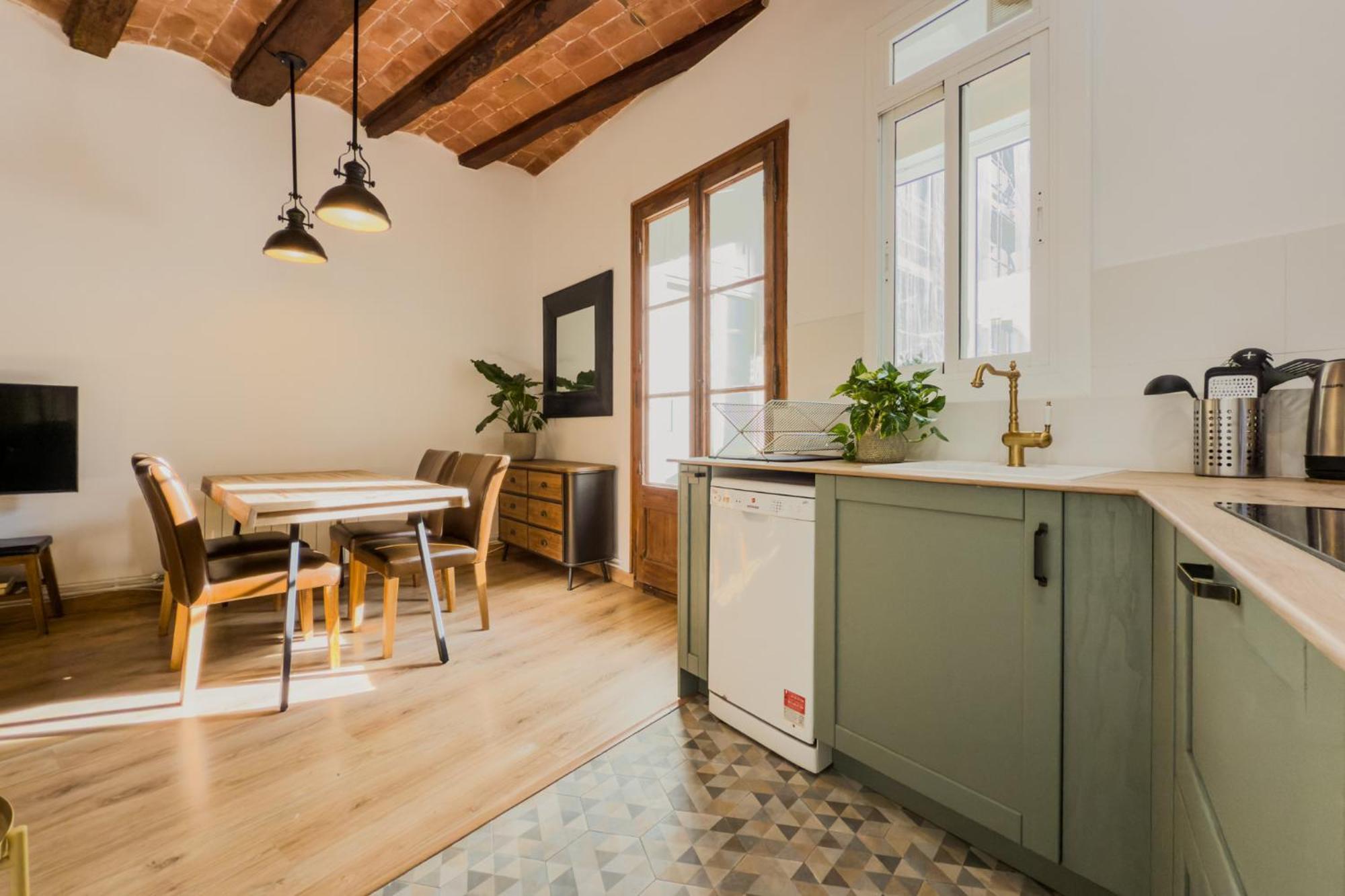 Magalhaes - Trad Flat In Poble Sec, Near Ramblas Barcelona Exterior foto