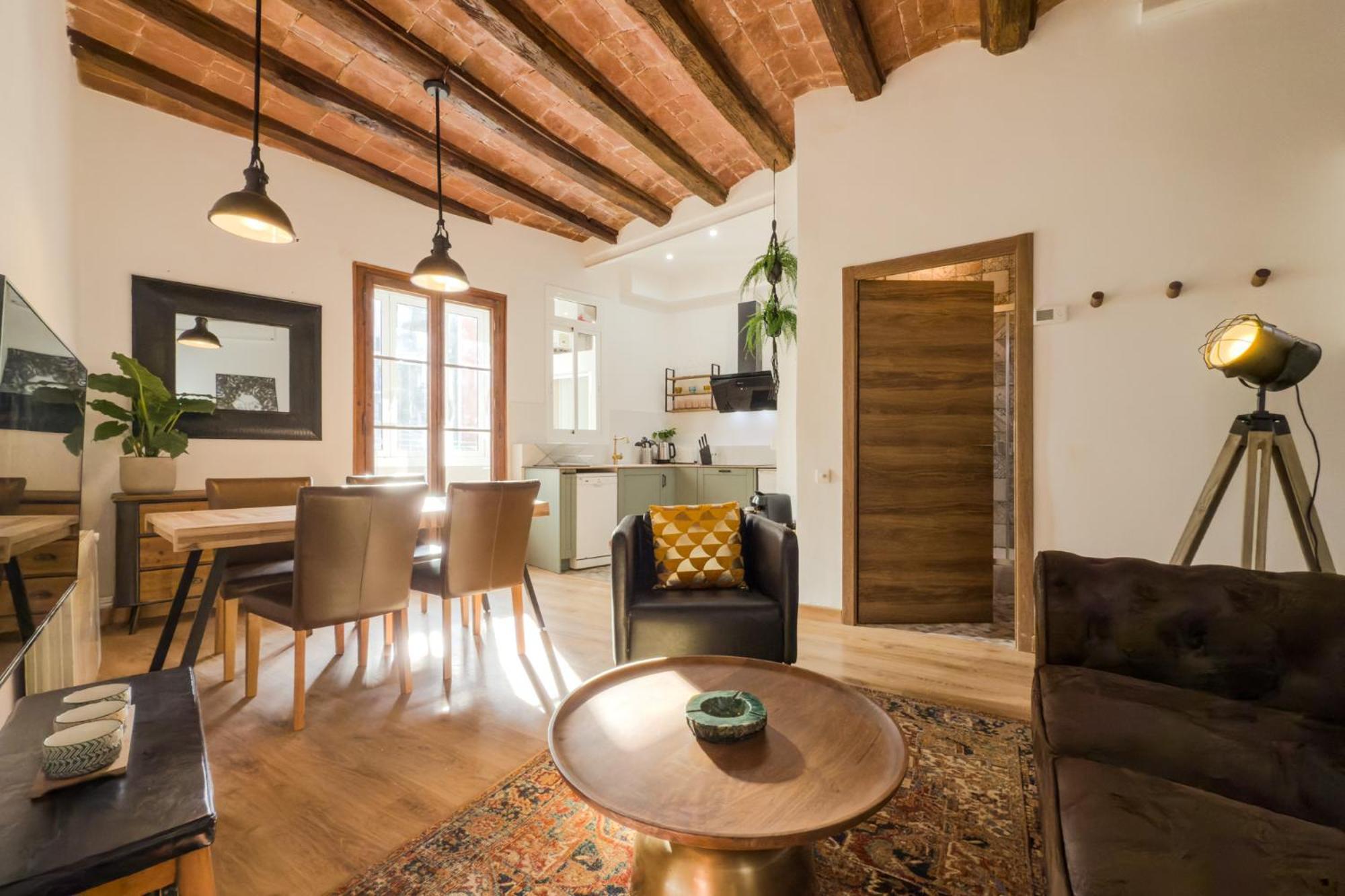 Magalhaes - Trad Flat In Poble Sec, Near Ramblas Barcelona Exterior foto